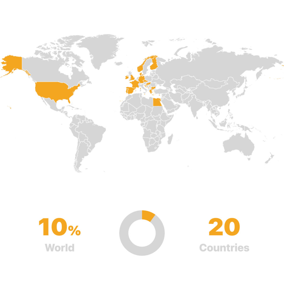 This is an overview of the countries I\\\'ve visited