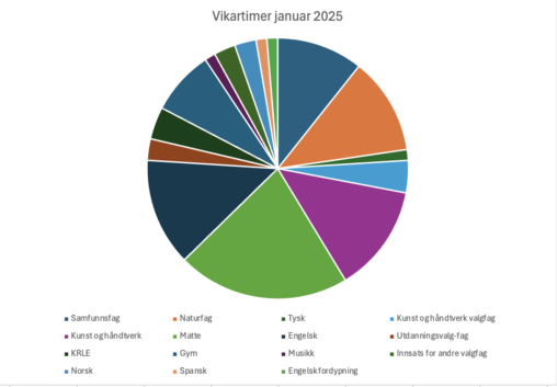 Vikarlærer timer