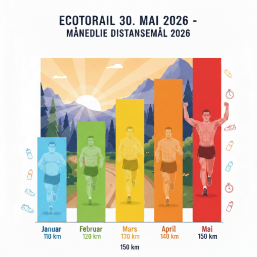 Månedlig distansemål for Ecotrail 2026.