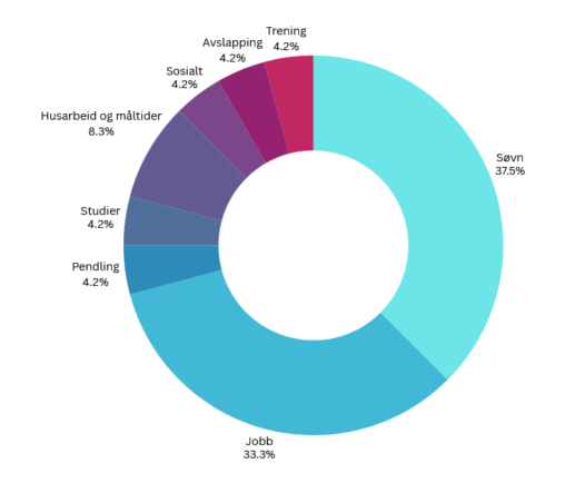 Min gjennomsnittsdag
